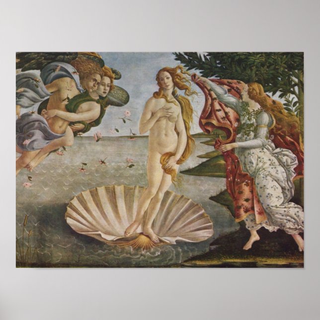 Póster Poster The Birth of Venus Sandro Botticelli (Frente)