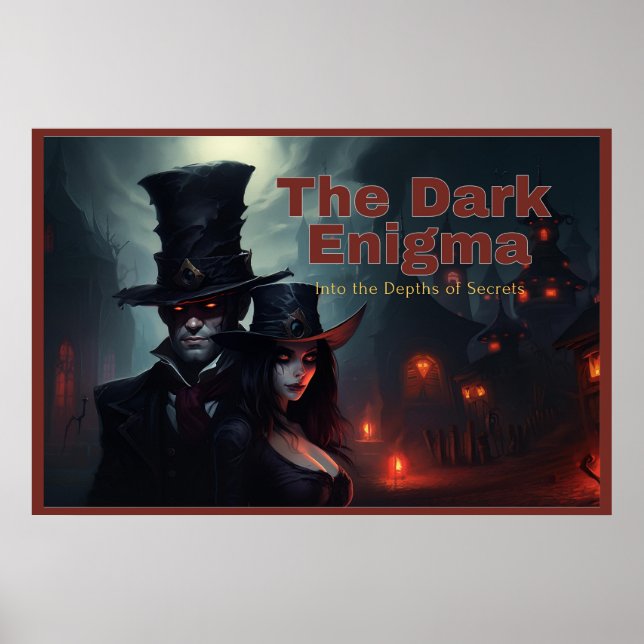 Póster Poster The Dark Enigma (Frente)