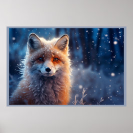 Póster Poster The Golden Eyes of the Wild Fox