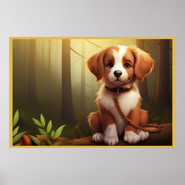 Póster Poster The Mystery of Wild Forest Dogs (Frente)