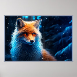 Póster Poster The Roaming Fox of the Forest
