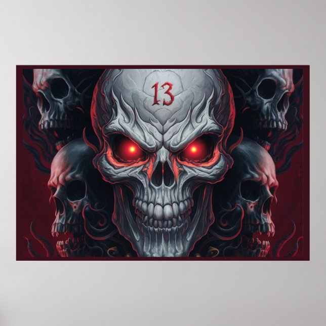 Póster Poster The Skull 13 (Frente)