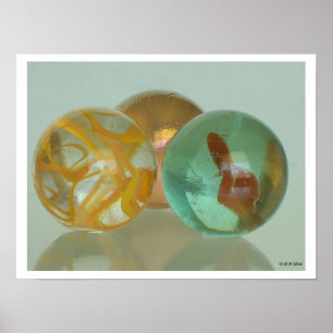 Póster Poster - Three Marbles