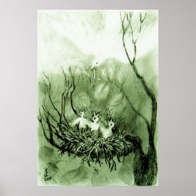 Póster poster "Tiempo de alimentación" (Frente)