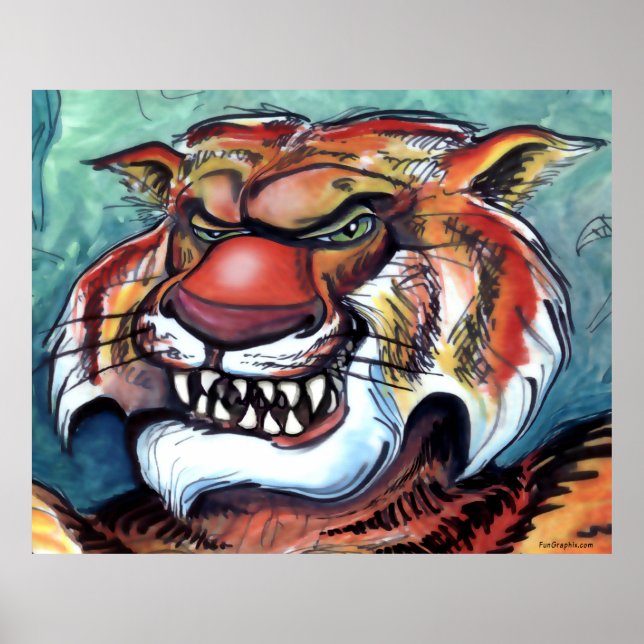 Póster Poster Tiger (Frente)