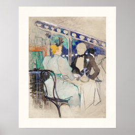 PÓSTER POSTER : TOULOUSE LAUTREC : AUX AMBASSADEURS