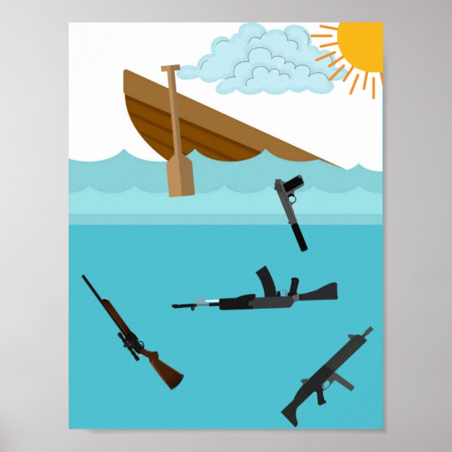 Póster Poster - Tragic Boating Accident (Frente)