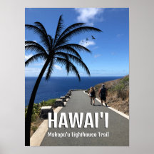 Poster - Trayecto del faro de Makapu'u