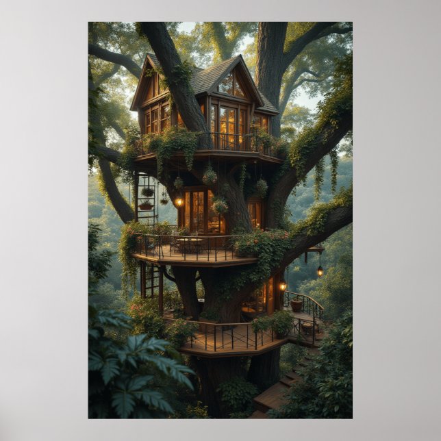 Póster Poster Treehouse (Frente)