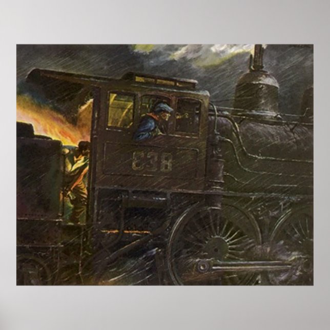 Póster POSTER ~ Tren Nocturno de Stormy ~ Estacionar las  (Frente)