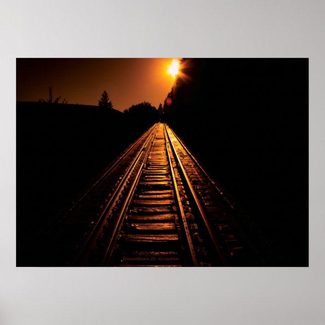 Póster poster "Trestle Dawn" (28"x20") (Frente)