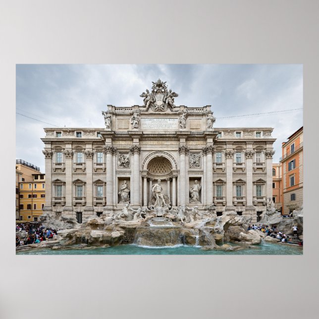 Póster poster trevi_fountain_rome_italy DE 8.99 (Frente)