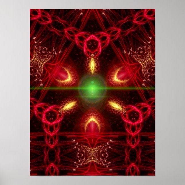 Póster Poster Tri-Fractal (Frente)