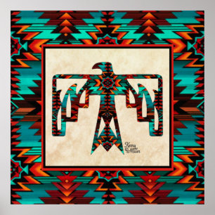 Póster Poster Tribal Thunderbird