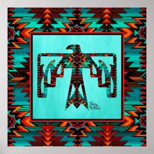 Póster Poster Tribal Thunderbird