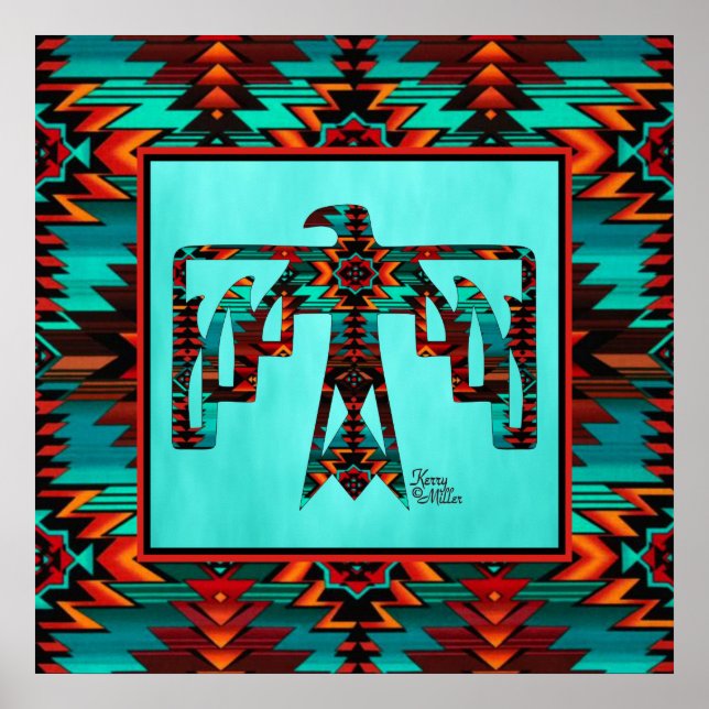 Póster Poster Tribal Thunderbird (Frente)