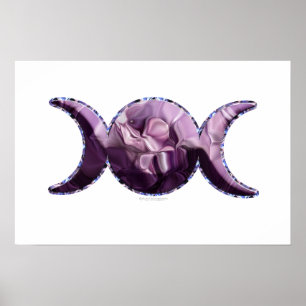 Póster Poster triple de la luna