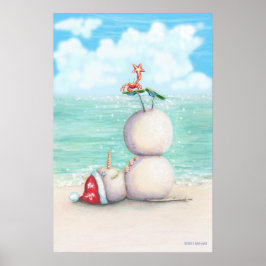 Póster Poster tropical de yoga por diseño de idílico, lev