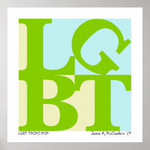 Póster Poster troposférico del estallido de LGBT