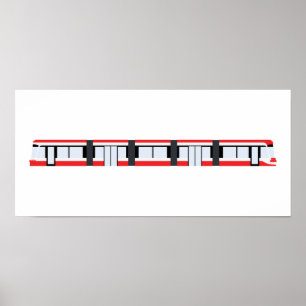 Póster Poster TTC New Streetcar (para el marco IKEA RIBBA