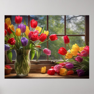 Póster Poster Tulips