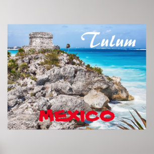 Póster Poster Tulum Maya México