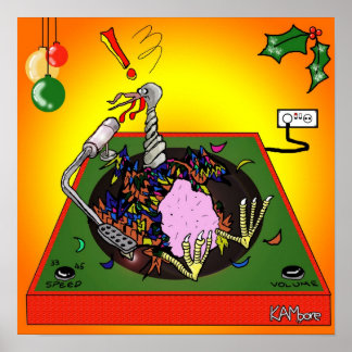 Póster Poster "Turkey Table" - por Kev Moore