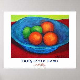 Póster Poster Turquoise Bowl