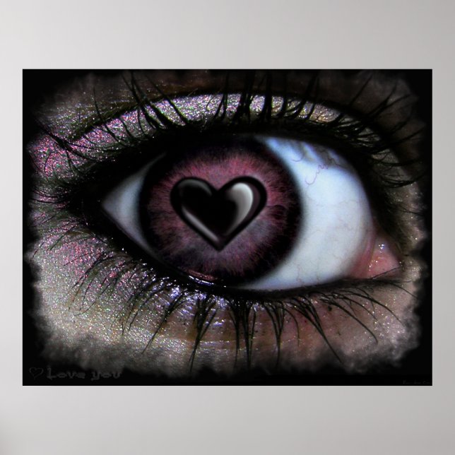 Póster Poster U del corazón ocular (Frente)