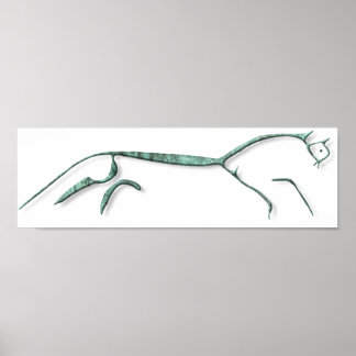 Póster Poster Uffington Horse Copper