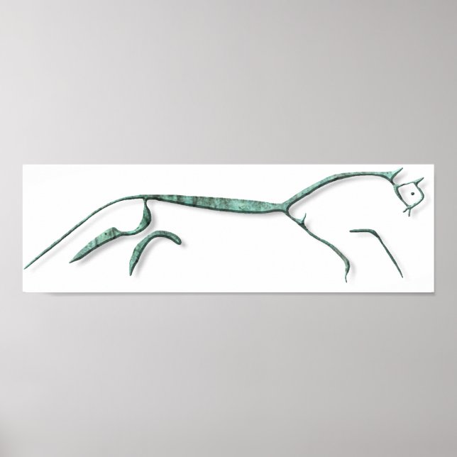 Póster Poster Uffington Horse Copper (Frente)