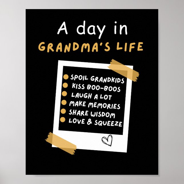 Póster Poster - Un día en la vida de la abuela (Frente)