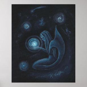 Póster Poster Universo de Sirena Azul