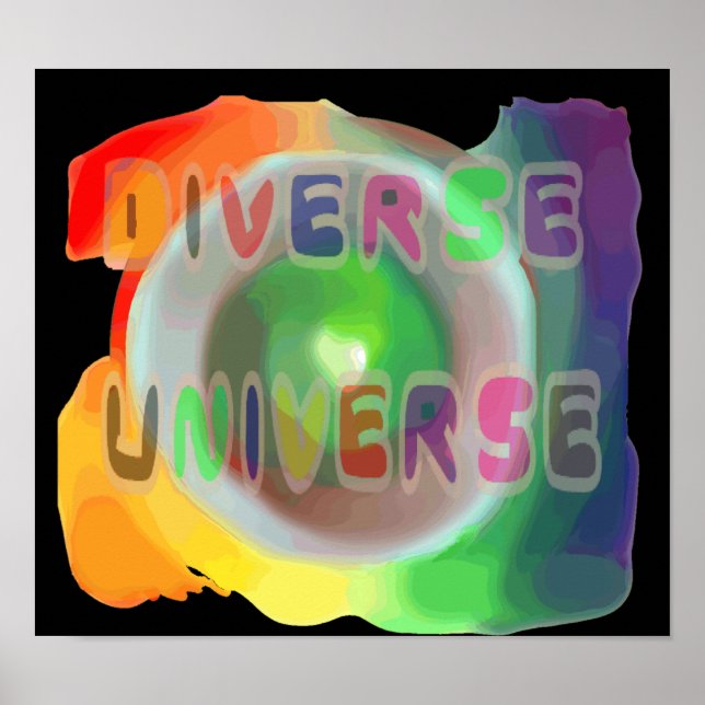 Póster Poster universo diverso (Frente)