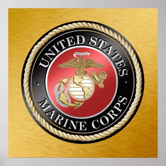 PÓSTER POSTER USMC (Frente)