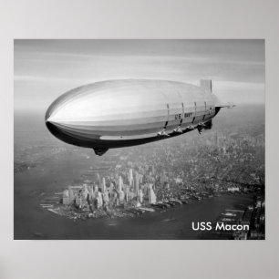 Póster poster USS Macon 16"x20"
