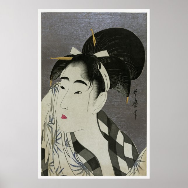 Póster Poster Utamaro Wiping CC0054 (Frente)