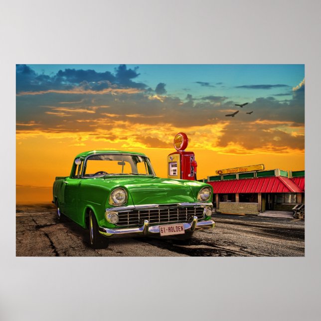 Póster poster Ute de EK Holden 1961 (Frente)