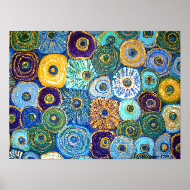 Póster Poster VAN GOGH FLOWERS firmado (Frente)