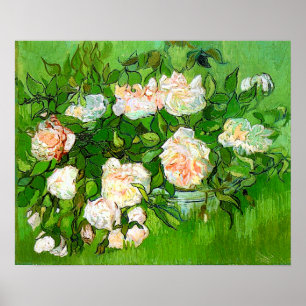 Póster Poster Van Gogh Pink Roses