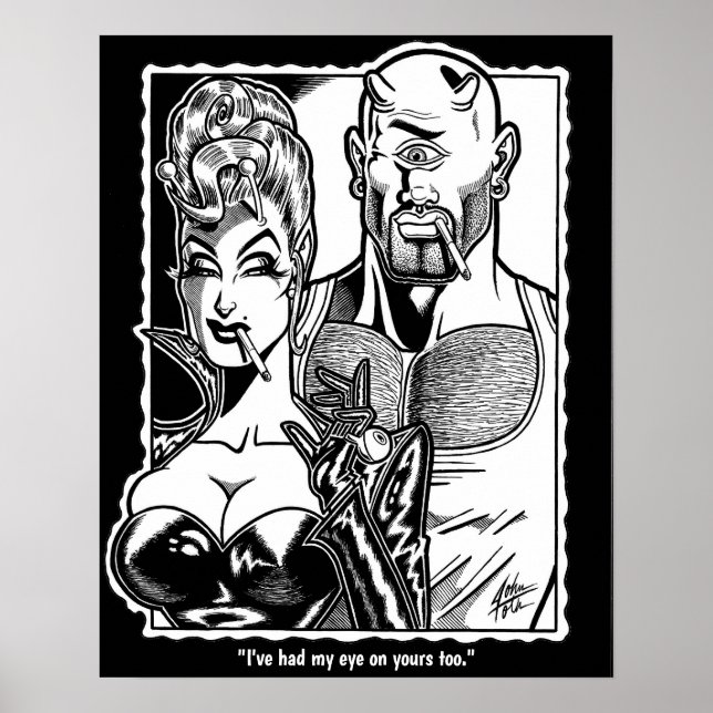 Póster Poster Vana DeVinyl™/Eyeballs (Frente)