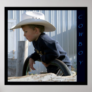 Póster poster vaquero