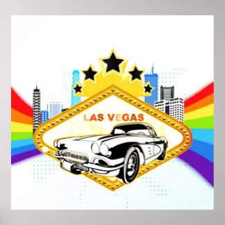 Póster Poster vectorial Guay Las Vegas