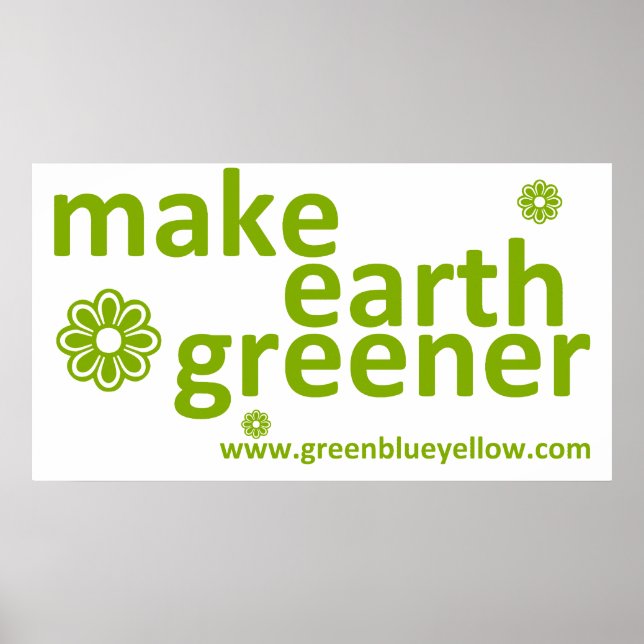 Póster Poster verde (Frente)