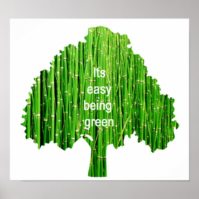 Póster Poster verde (Frente)