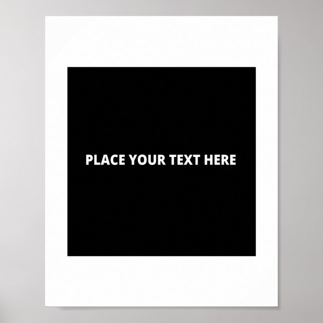 Póster Poster vertical 8 x 10 plantilla (Frente)