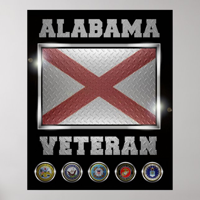 Póster Poster Veterano de Alabama (Frente)
