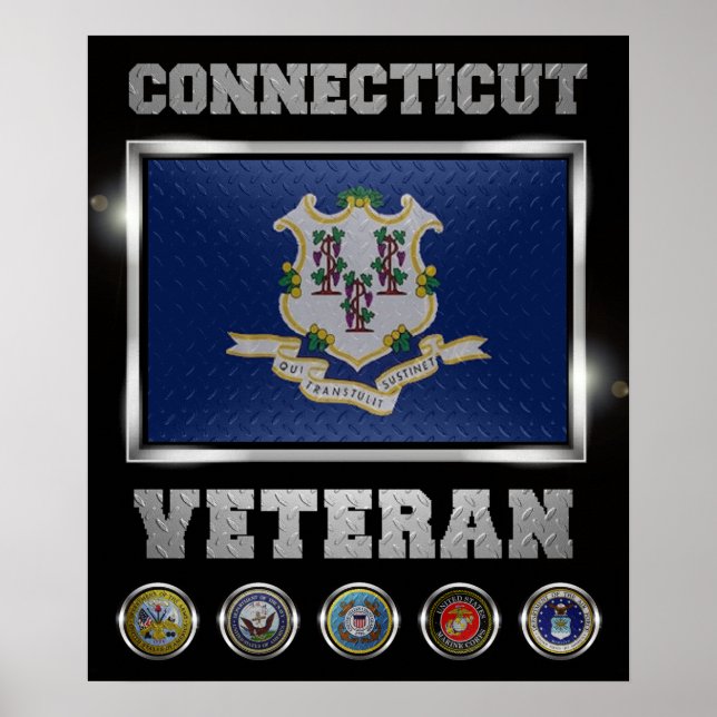 Póster Poster Veterano de Connecticut (Frente)