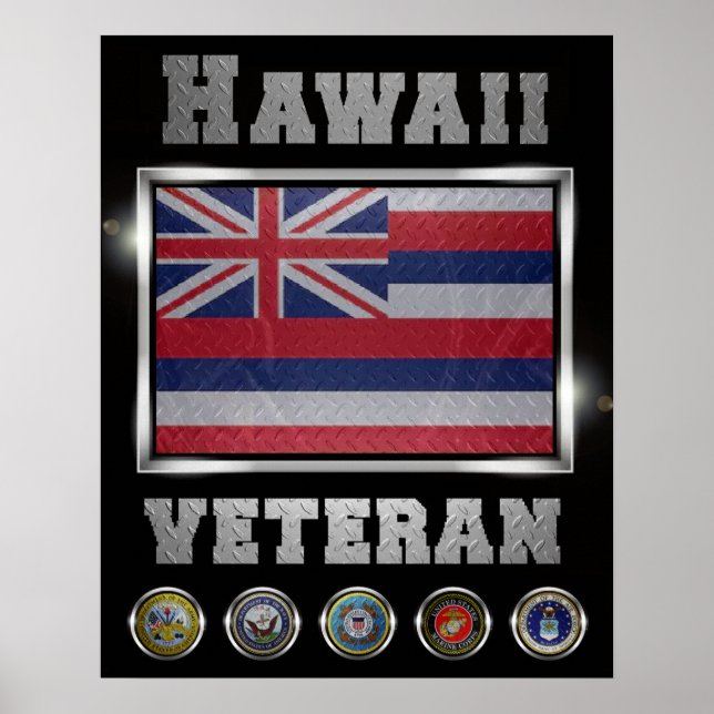 Póster Poster veterano de Hawaii (Frente)