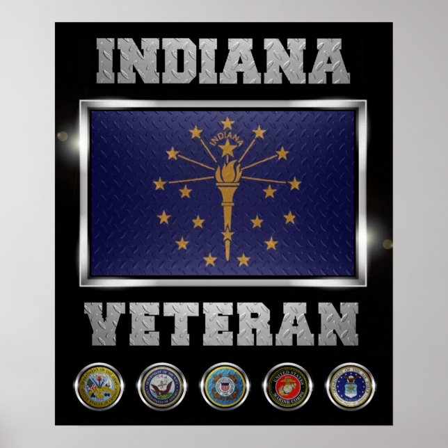 Póster Poster veterano de Indiana (Frente)